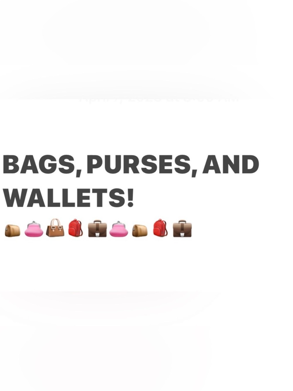 Bags, purses, and wallets vintage and new